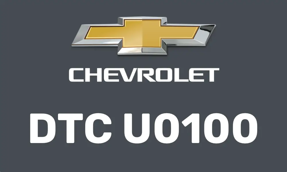 DTC U0100 Chevrolet