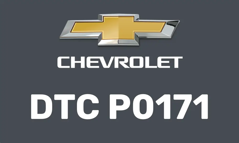 DTC P0171 Chevrolet