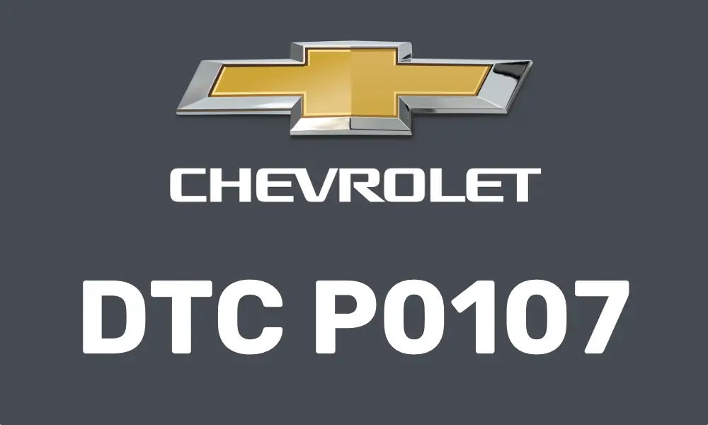 DTC p0107 Chevrolet